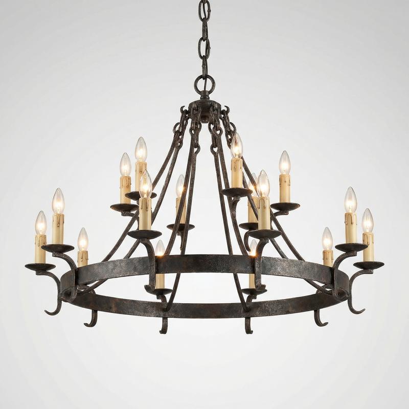 Rustico Iron Chandelier