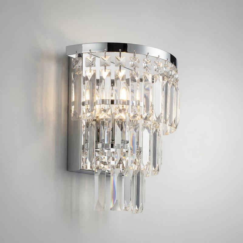 Cristallo Crystal Wall Sconce