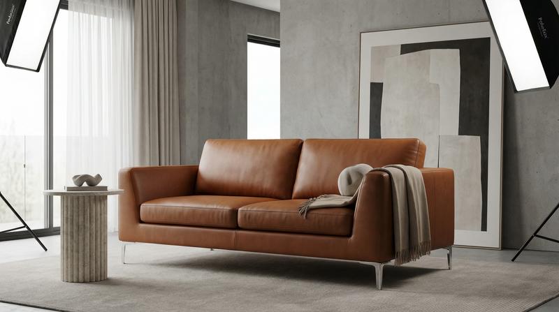 Milano Leather Sofa