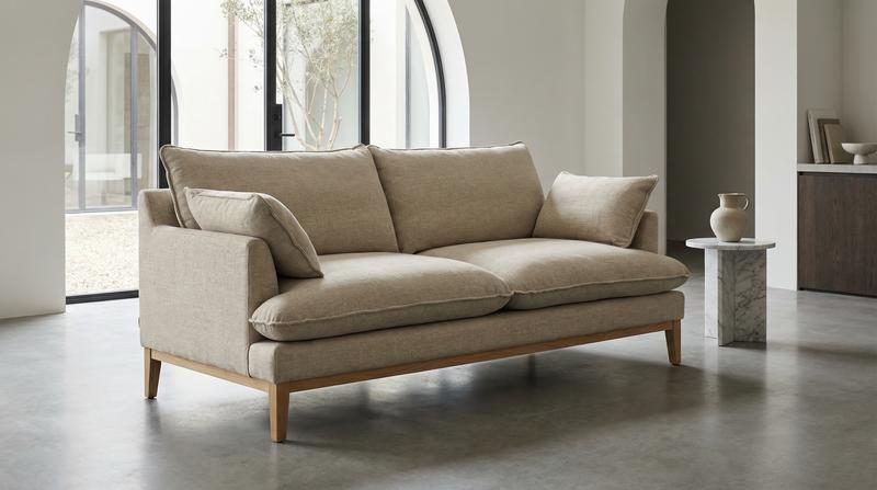 Lino Linen Loveseat