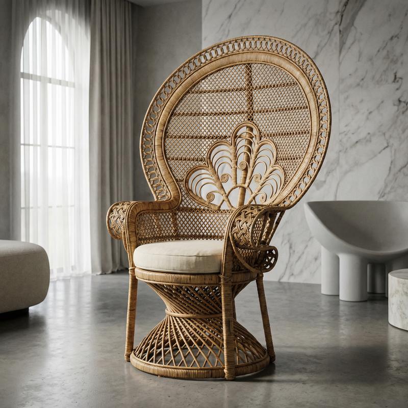 Rattan Peacock Chair