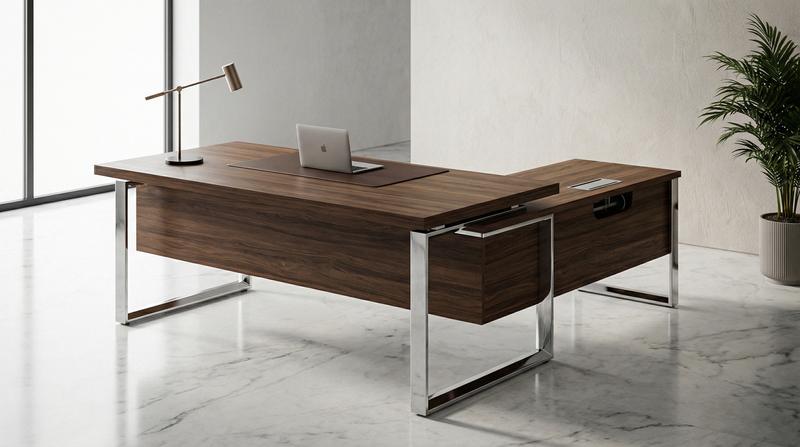 Moderno L-Shaped Desk